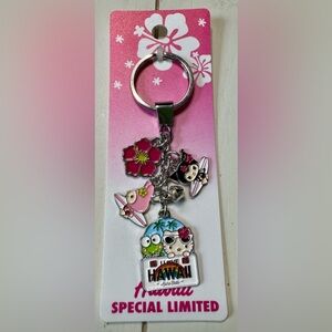Sanrio Hello Kitty My Melody Kuromi Keroppi Bell Charm Keychain Special Limited